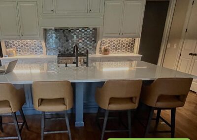 after image of the kitchen room